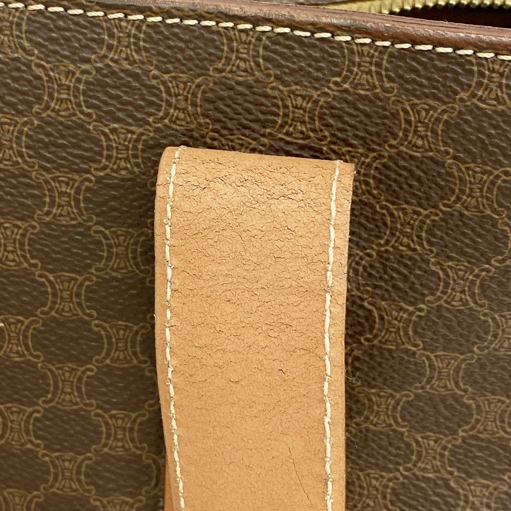 Celine Tote Macadam Brown Gold — view 9
