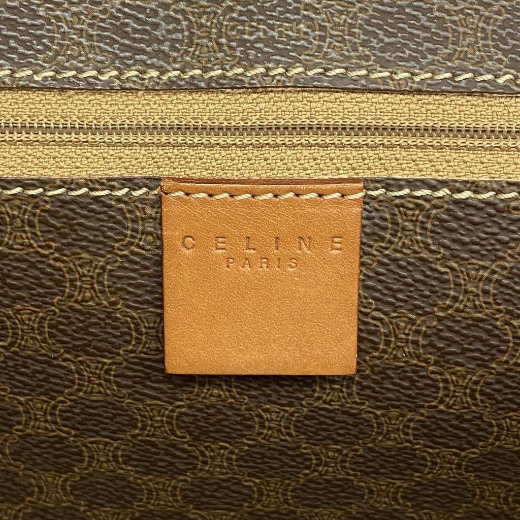 Celine Tote Macadam Brown Gold — view 5
