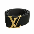 Louis Vuitton Belt LV Damier 40 Reversible Black