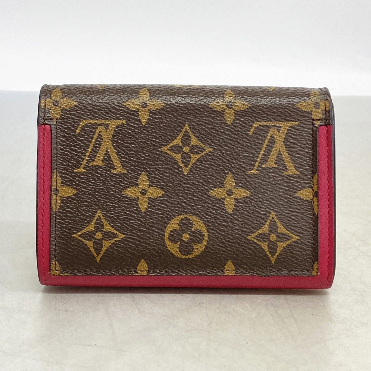 Louis Vuitton Wallet Monogram Portefeuille Floral Compact Fuchsia — view 9