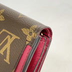 Louis Vuitton Wallet Monogram Portefeuille Floral Compact Fuchsia — view 6