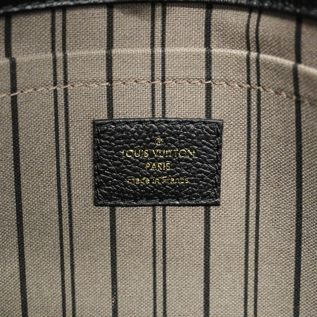 Louis Vuitton Handbag Monogram Empreinte Montaigne MM Noir 2-Way — view 5