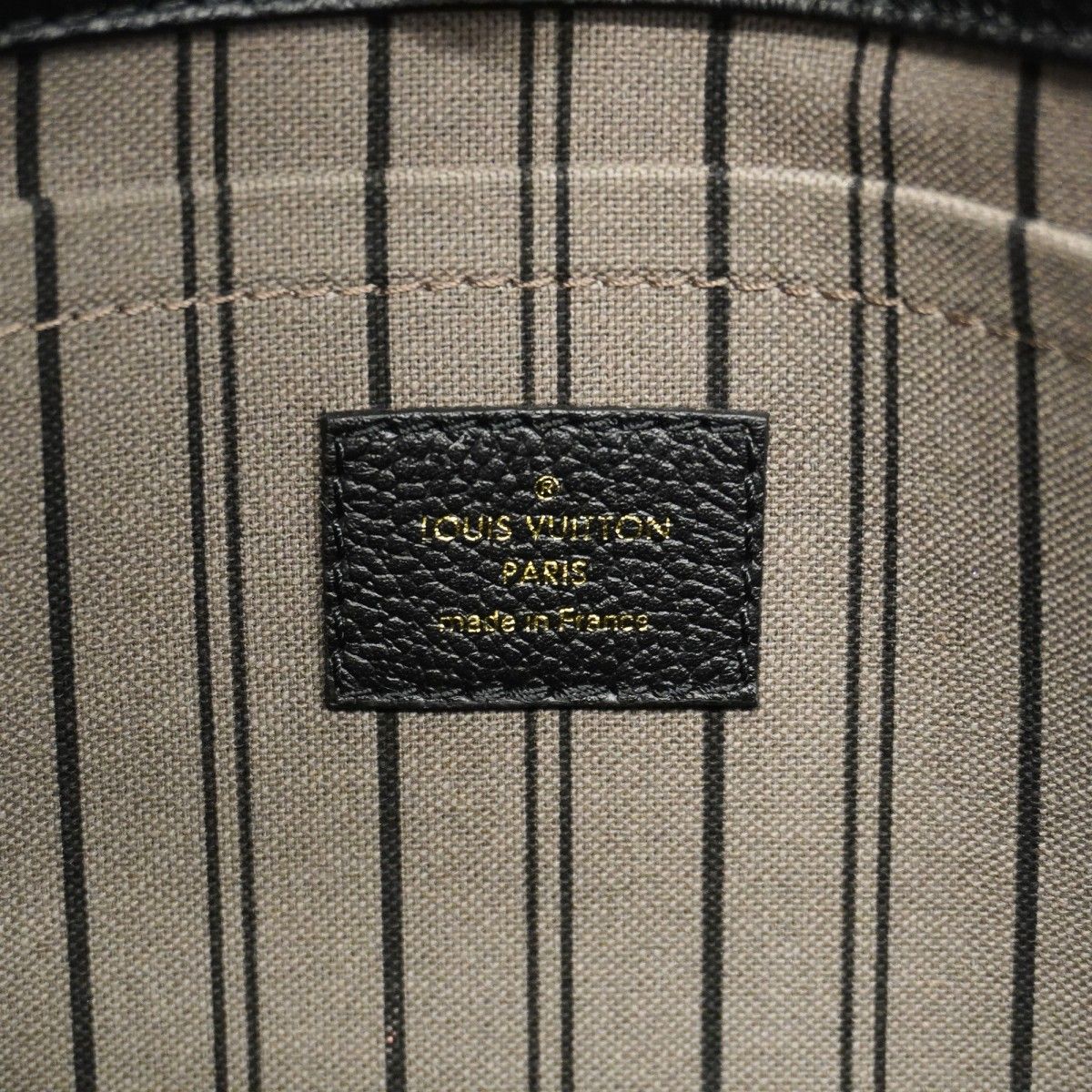 Louis Vuitton Handbag Monogram Empreinte Montaigne MM Noir 2-Way — view 5