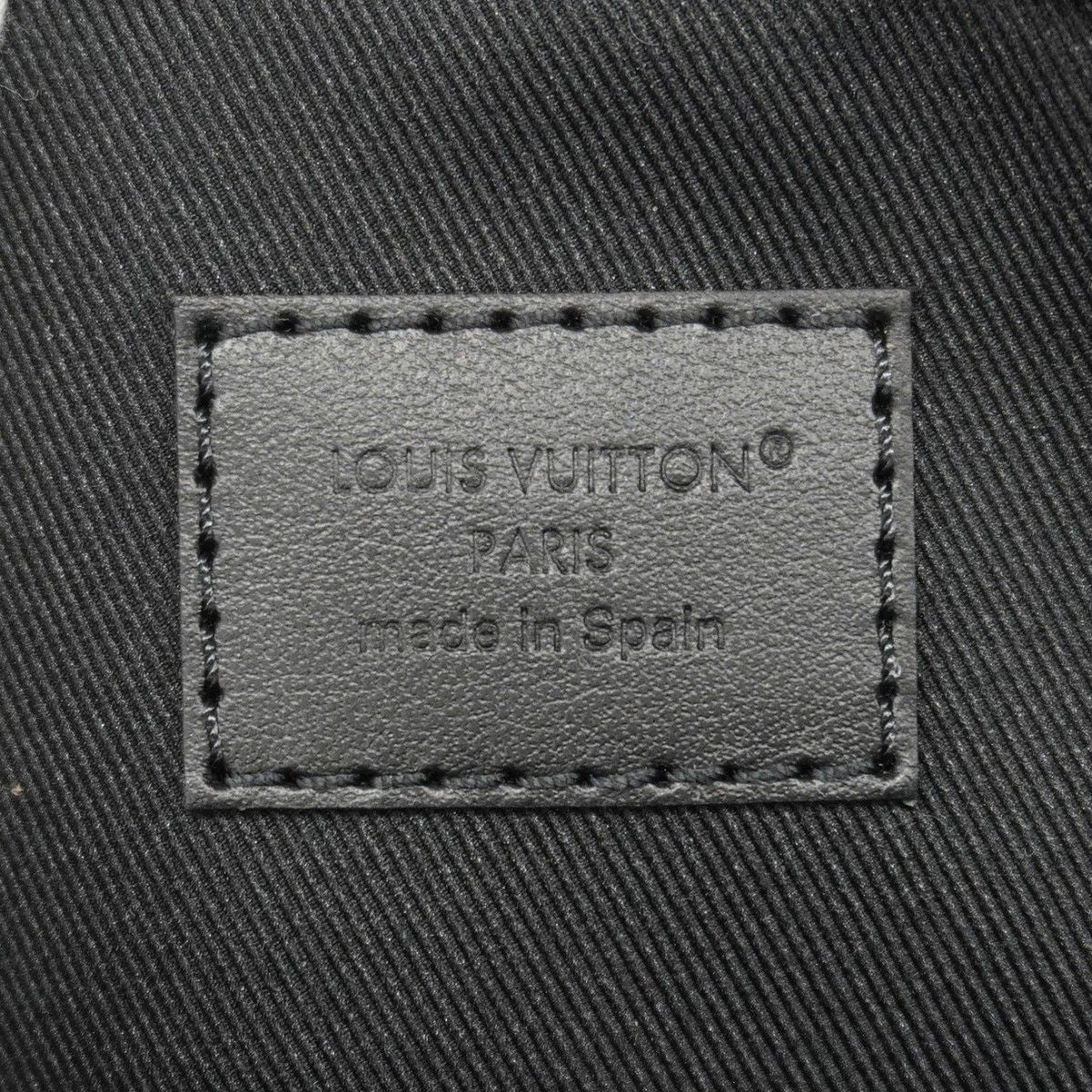 Louis Vuitton Belt Bag Monogram Eclipse Avenue PM Black — view 5
