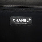 Chanel Shoulder Bag Chez Blanc Lambskin Black Silver — view 5