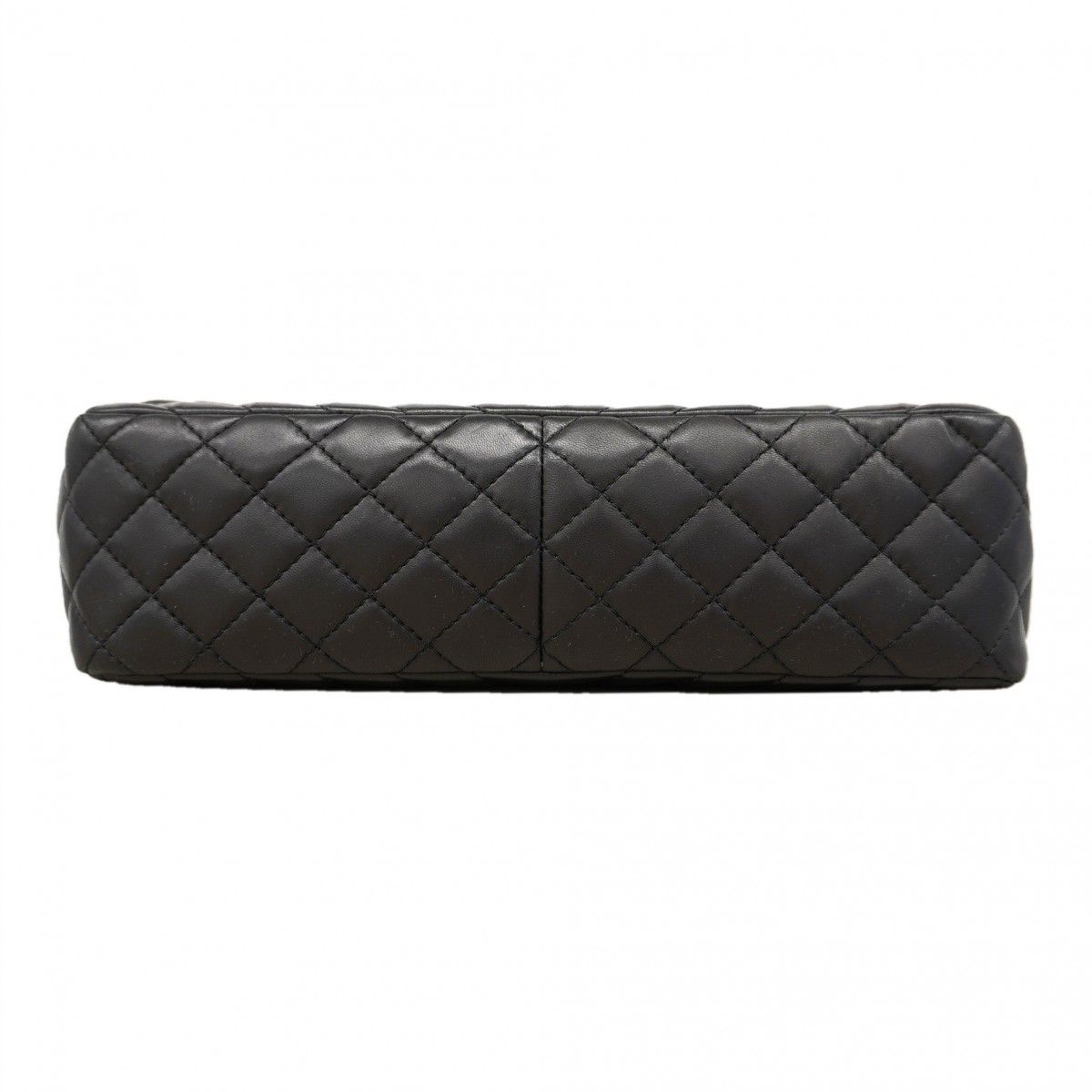 Chanel Shoulder Bag Chez Blanc Lambskin Black Silver — view 3