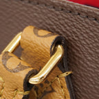 Louis Vuitton Tote Monogram Giant Reverse On The Go MM Brown 2-Way — view 9