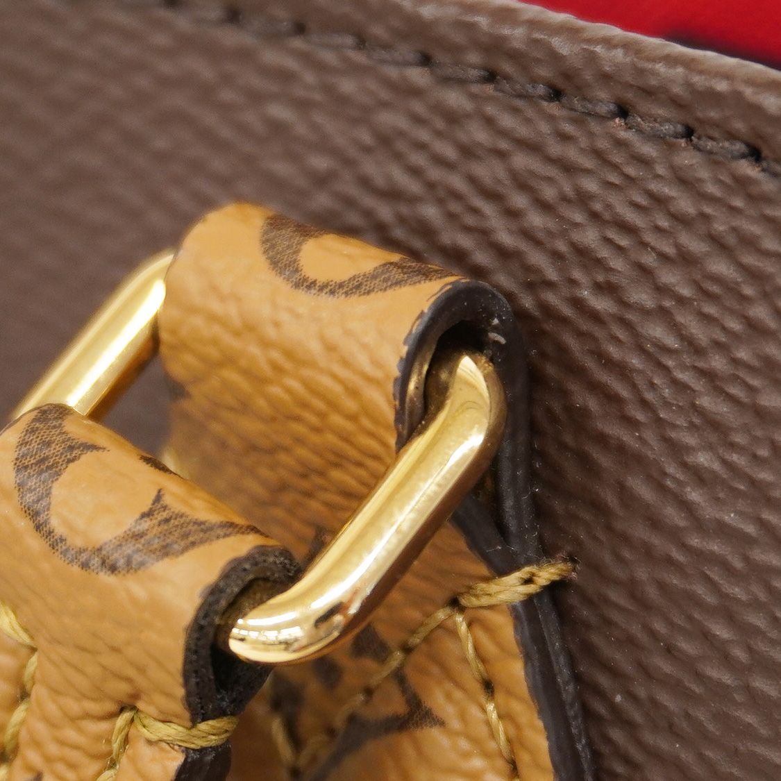 Louis Vuitton Tote Monogram Giant Reverse On The Go MM Brown 2-Way — view 9