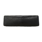 Chanel Shoulder Bag Deca Quilted Lambskin Black Gold — view 3