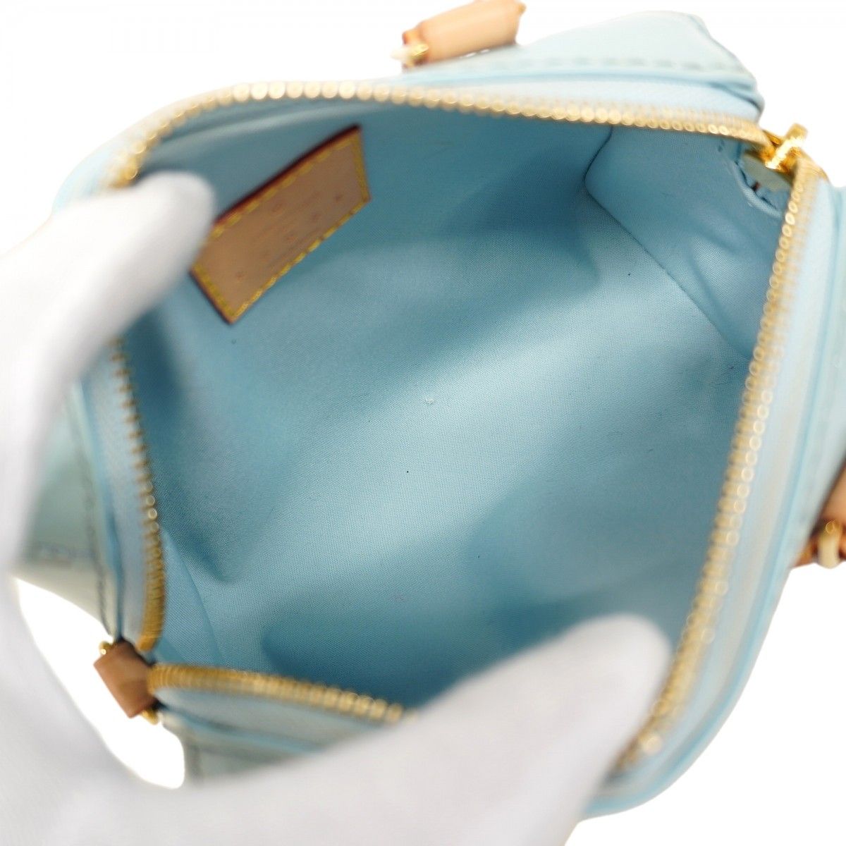 Louis Vuitton Handbag Vernis Nano Speedy Sky 2-Way — view 4