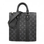 Louis Vuitton Tote Monogram Eclipse Sac Plat Cross Black 2-Way