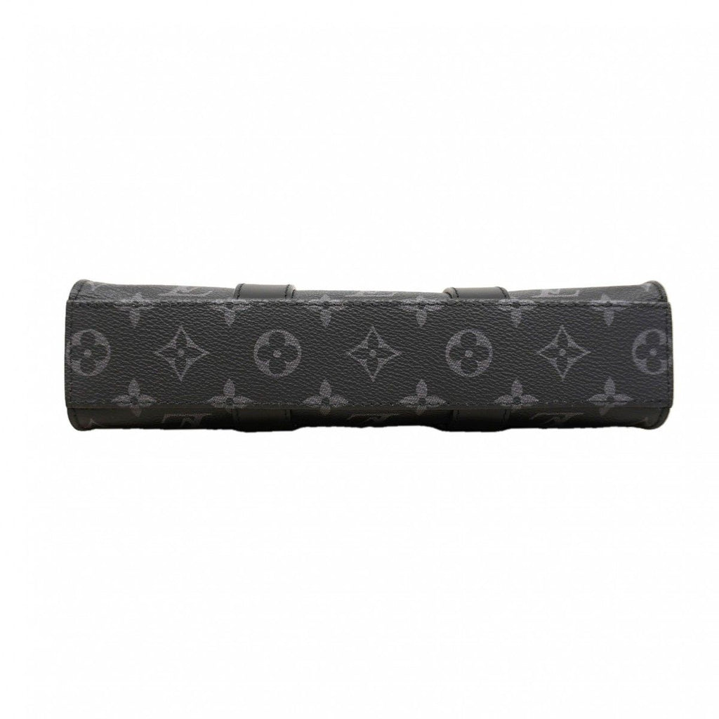 Louis Vuitton Tote Monogram Eclipse Sac Plat Cross Black 2-Way — view 3