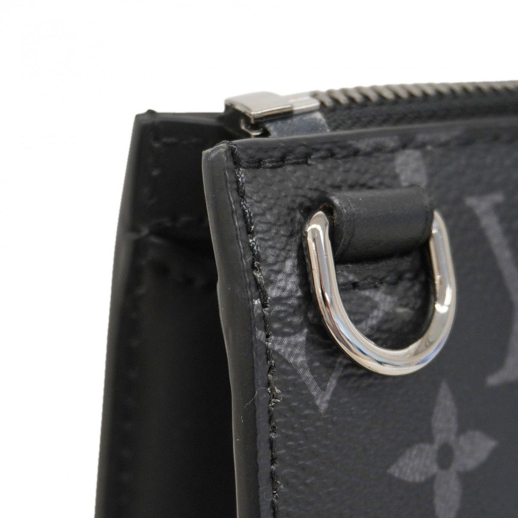 Louis Vuitton Tote Monogram Eclipse Sac Plat Cross Black 2-Way — view 7