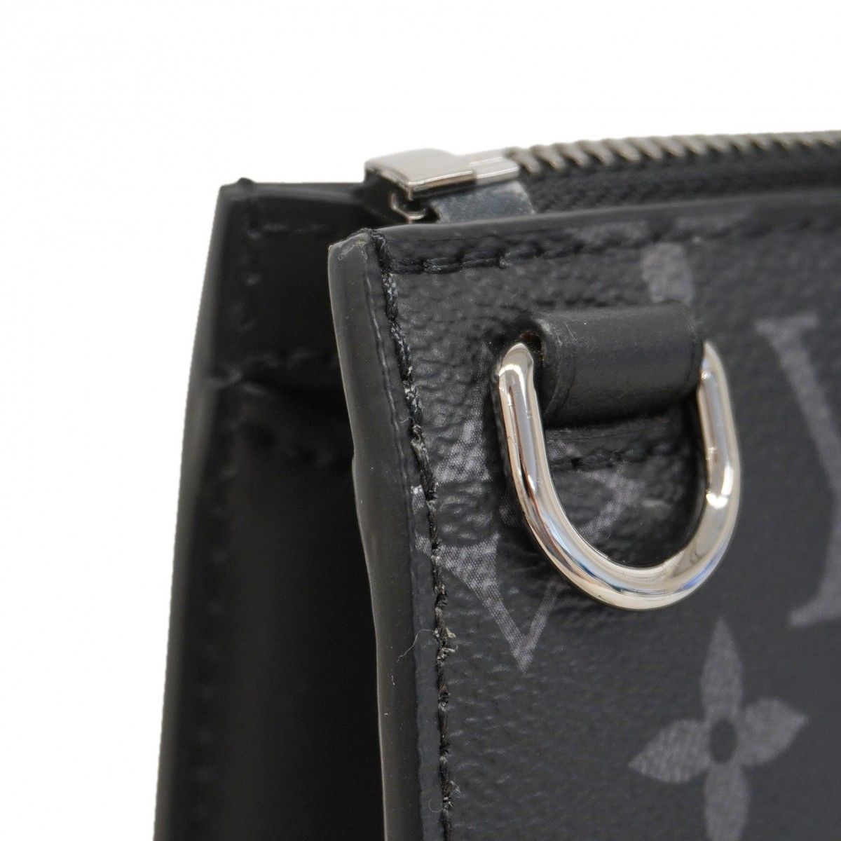 Louis Vuitton Tote Monogram Eclipse Sac Plat Cross Black 2-Way — view 7