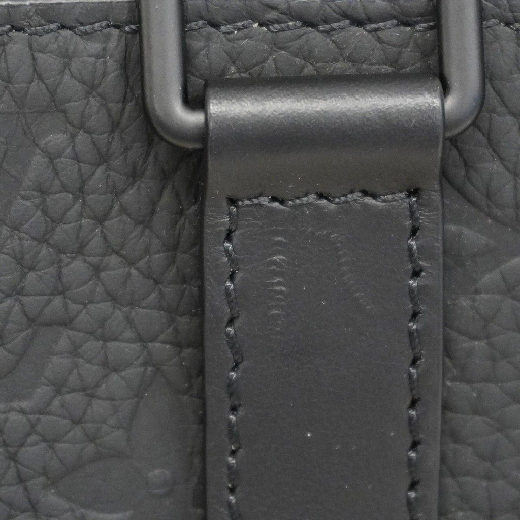 Louis Vuitton Handbag Monogram Taurillon Sac Plat Cross Black 2-Way — view 7
