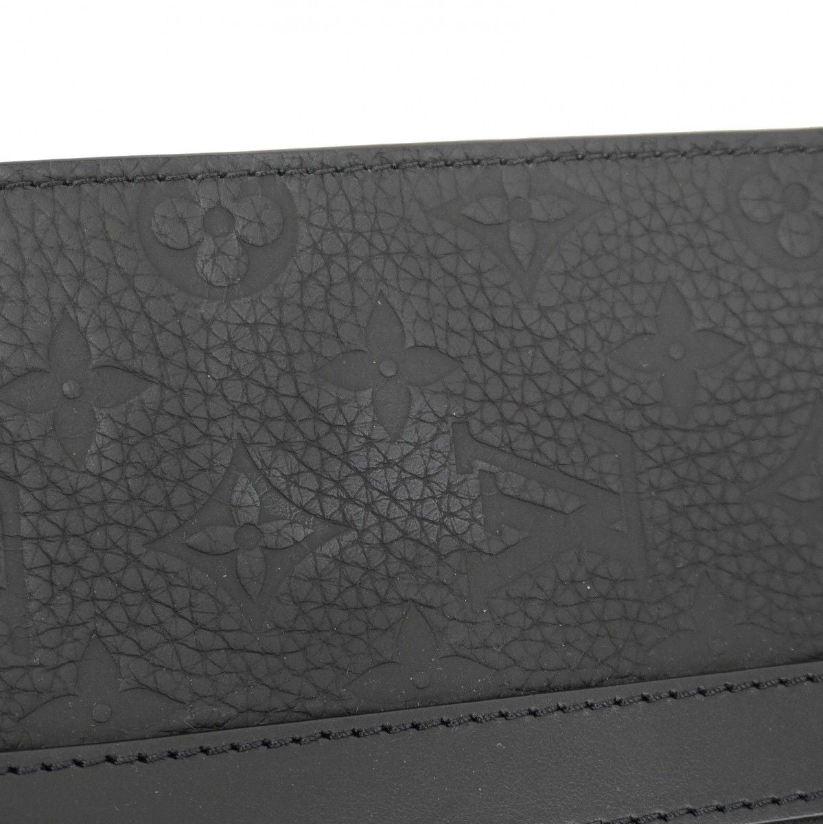 Louis Vuitton Handbag Monogram Taurillon Sac Plat Cross Black 2-Way — view 8