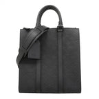 Louis Vuitton Handbag Monogram Taurillon Sac Plat Cross Black 2-Way