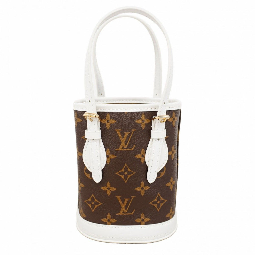 Louis Vuitton Handbag Monogram LV Match Nano Bucket Brown 2-Way — view 8