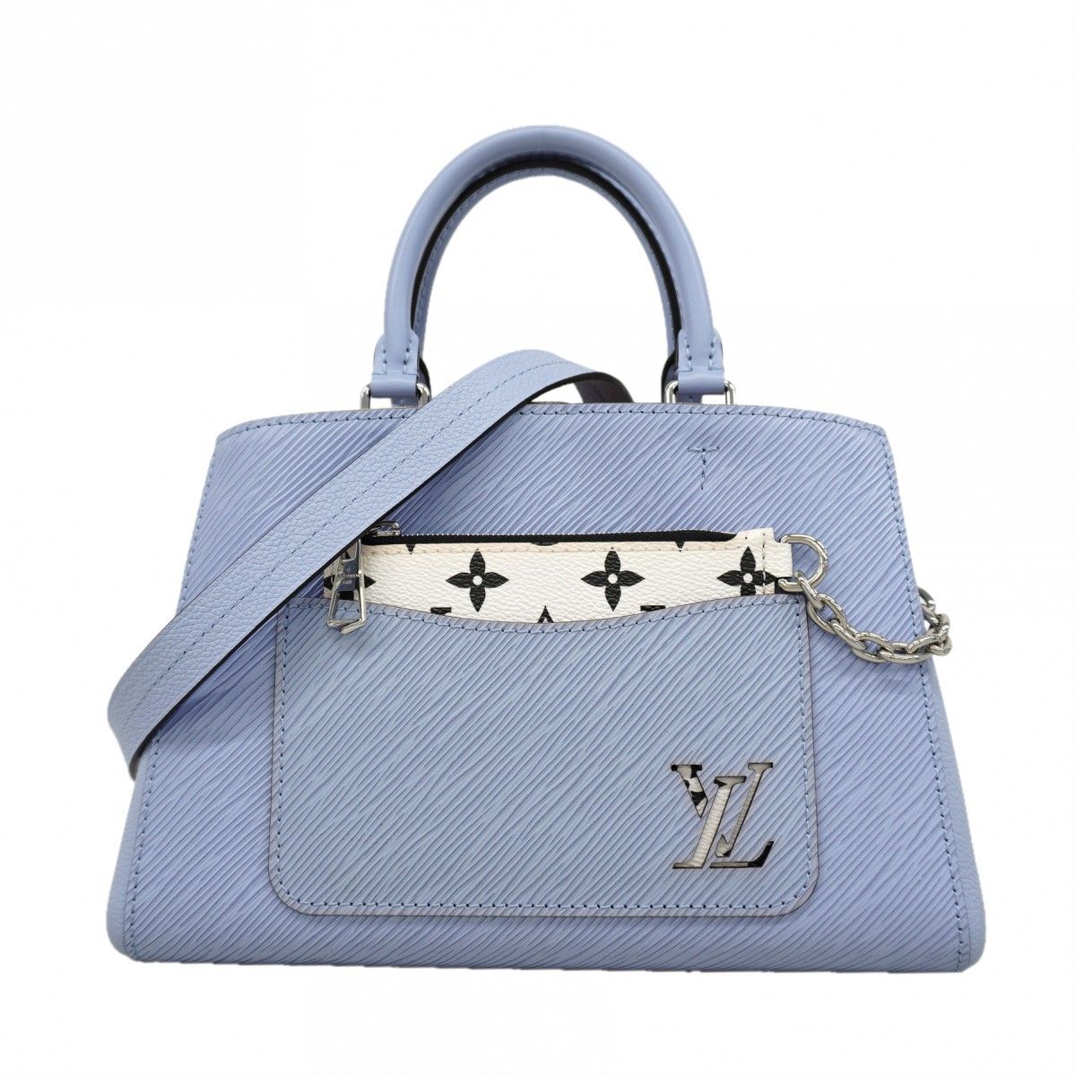 Louis Vuitton Handbag Epi Marelle Tote BB Blue Nuage 2-Way
