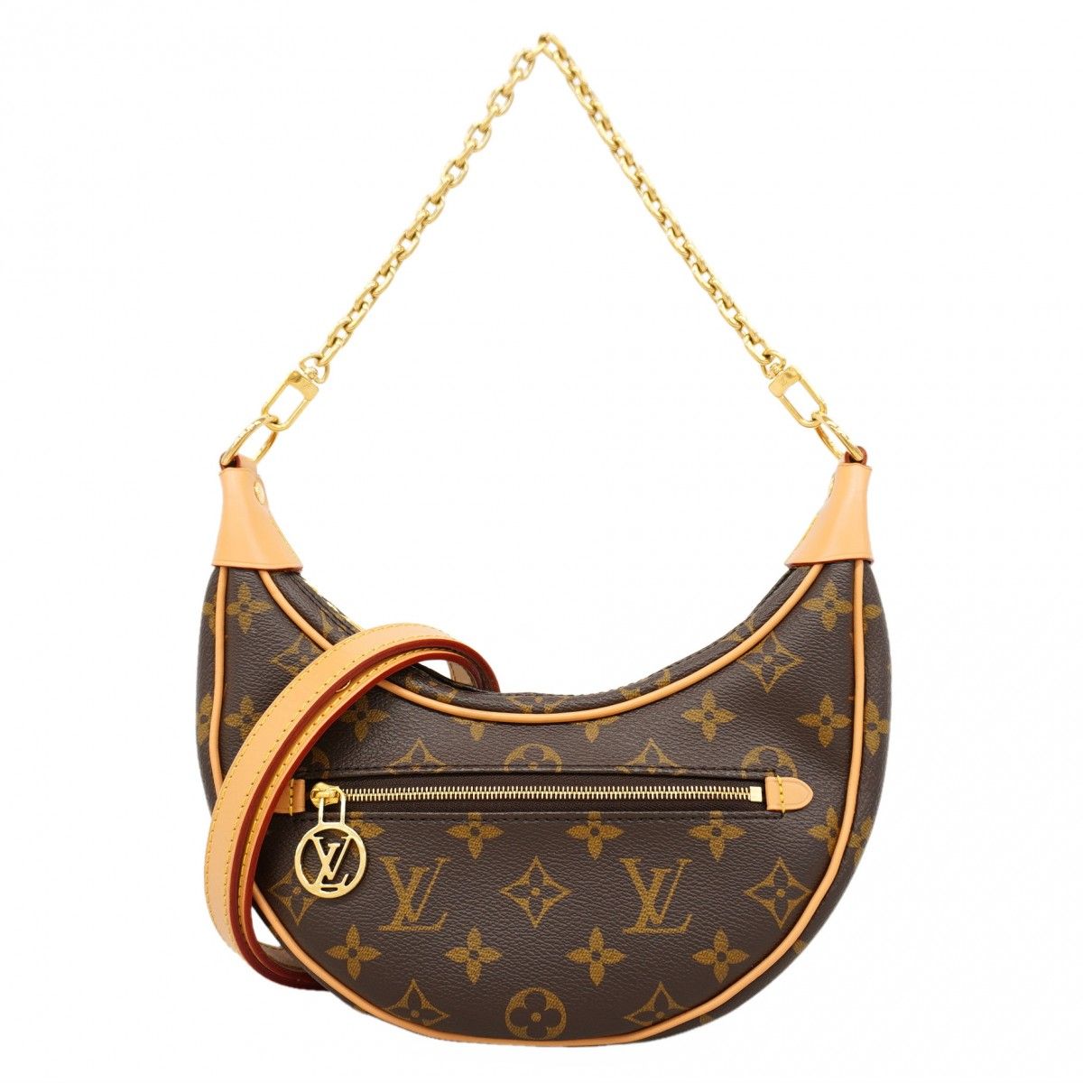 Louis Vuitton Shoulder Bag Monogram Loop Brown