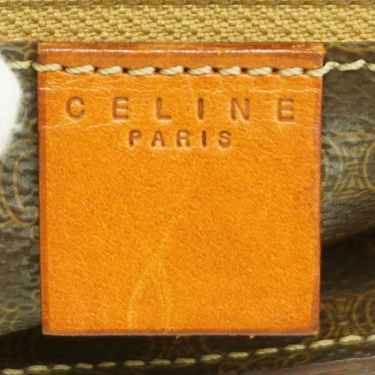 Celine Tote Macadam Brown Gold — view 5