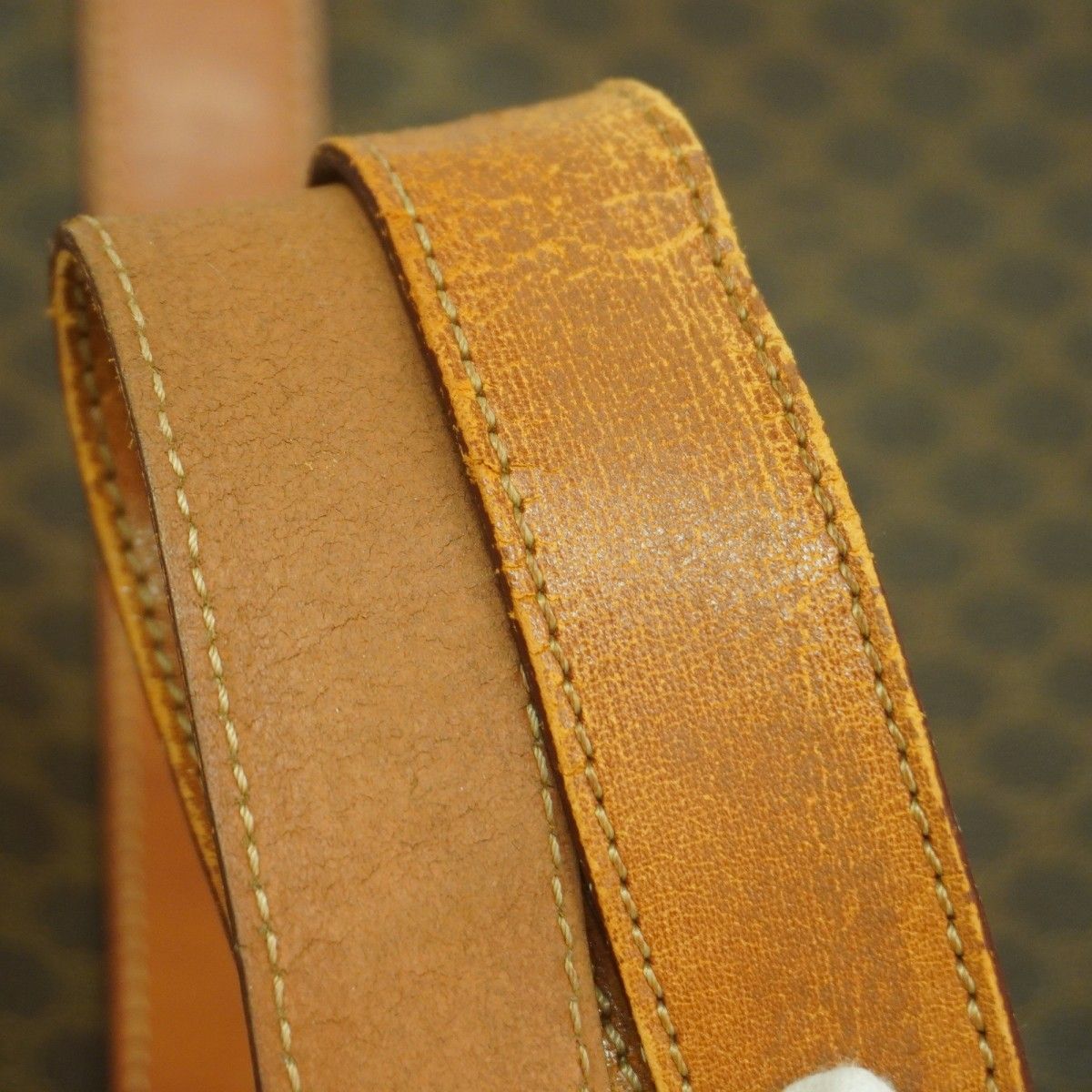 Celine Tote Macadam Brown Gold — view 6