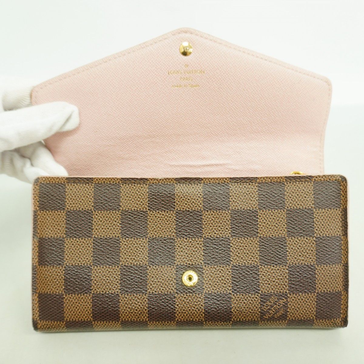 Louis Vuitton Wallet Damier Studs Portefeuille Sarah Rose Valley — view 3