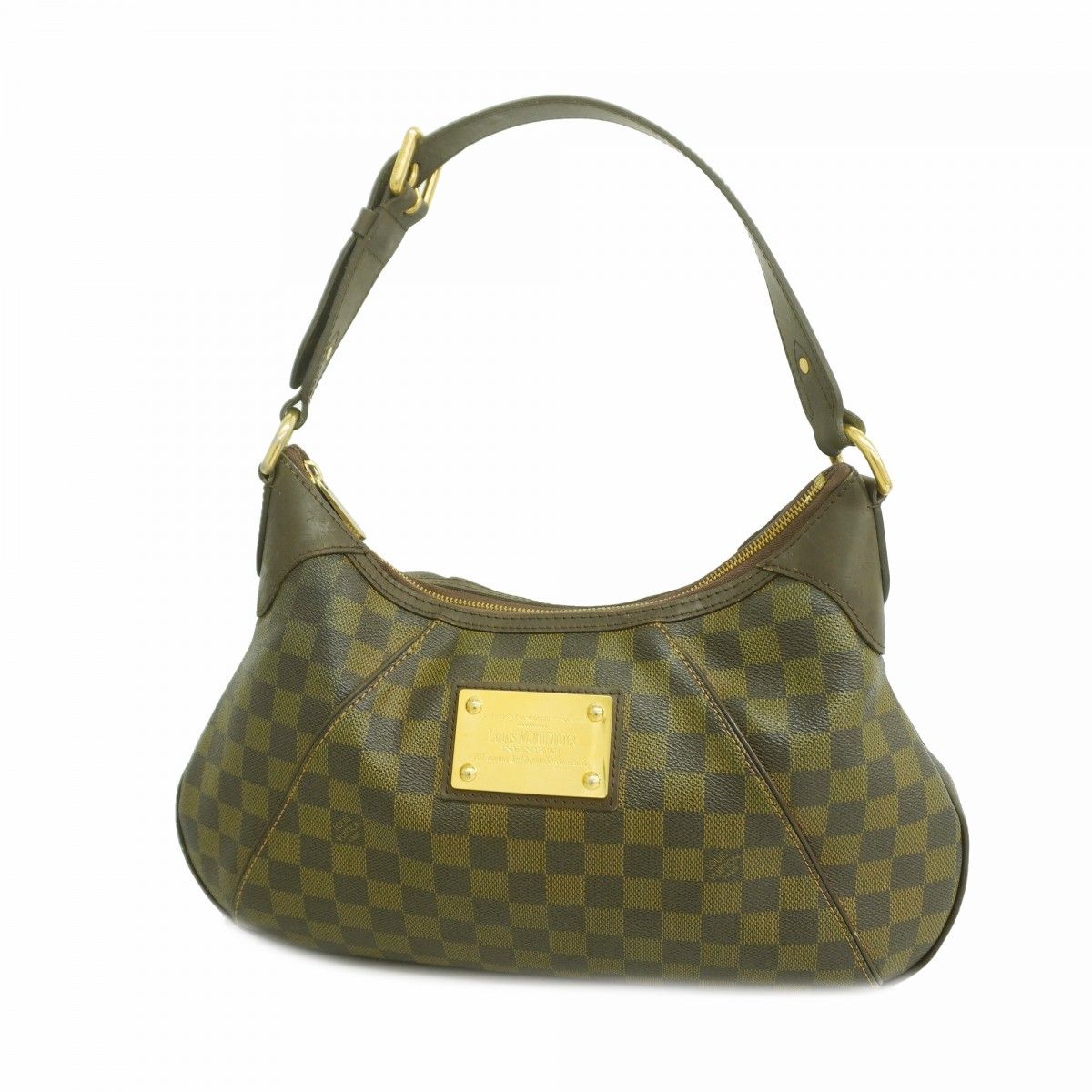 Louis Vuitton Shoulder Bag Damier Thames GM Ebene