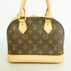 Louis Vuitton Handbag Monogram Alma BB Brown 2-Way — view 9