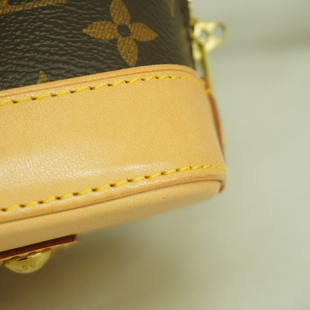 Louis Vuitton Handbag Monogram Alma BB Brown 2-Way — view 8