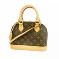 Louis Vuitton Handbag Monogram Alma BB Brown 2-Way