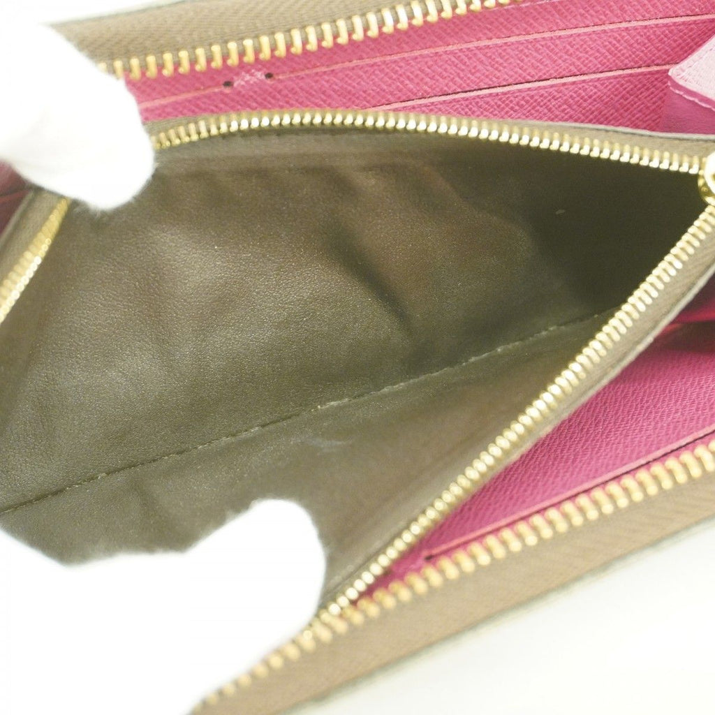 Louis Vuitton Wallet Monogram Portefeuille Clemence Brown Fuchsia — view 8
