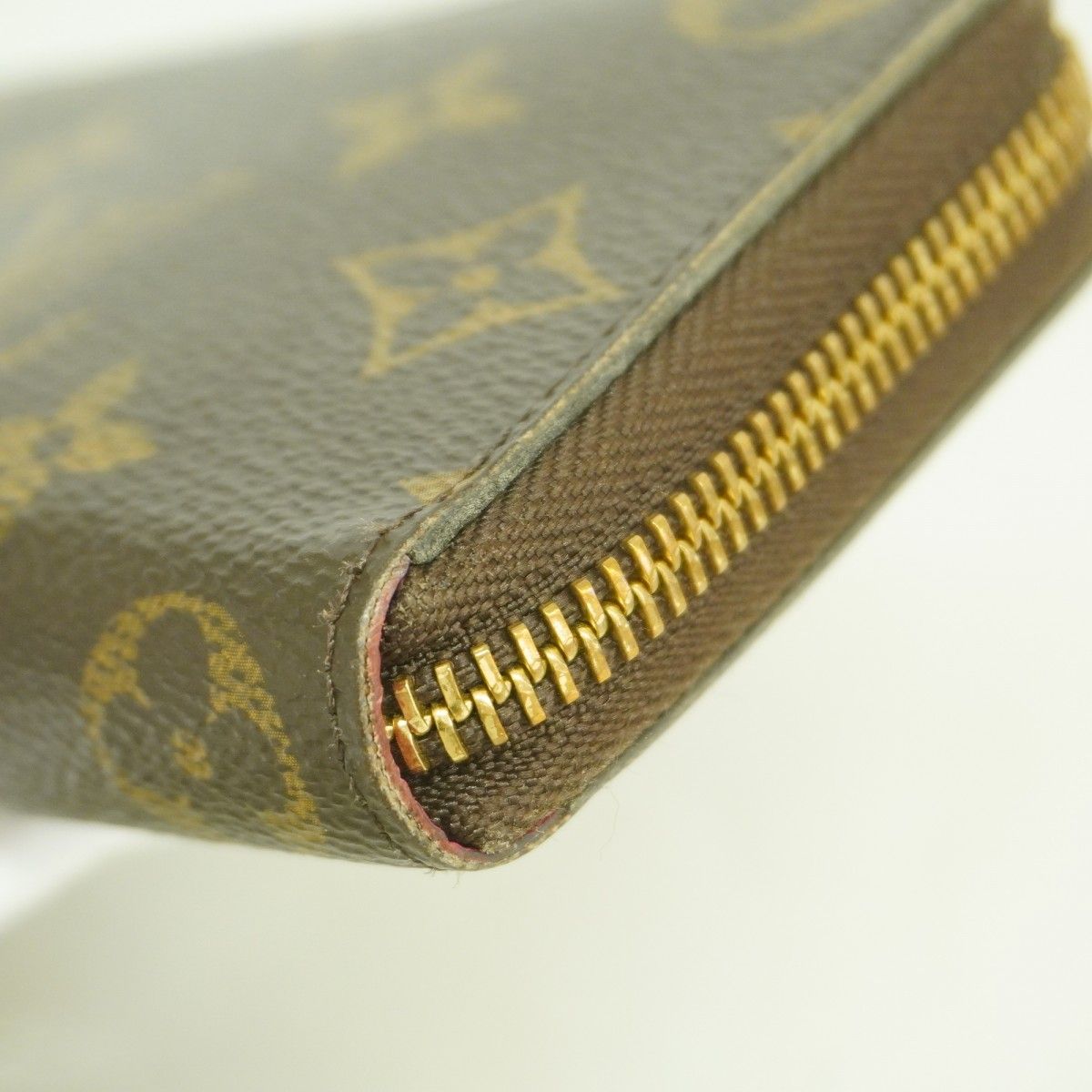 Louis Vuitton Wallet Monogram Portefeuille Clemence Brown Fuchsia — view 9
