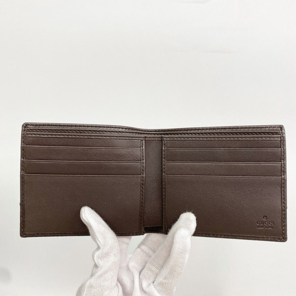 Gucci Wallet Micro Guccissima Leather Brown — view 3