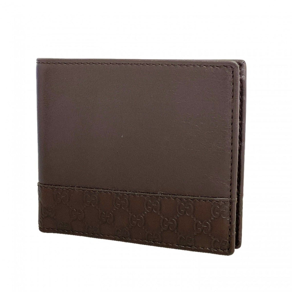 Gucci Wallet Micro Guccissima Leather Brown