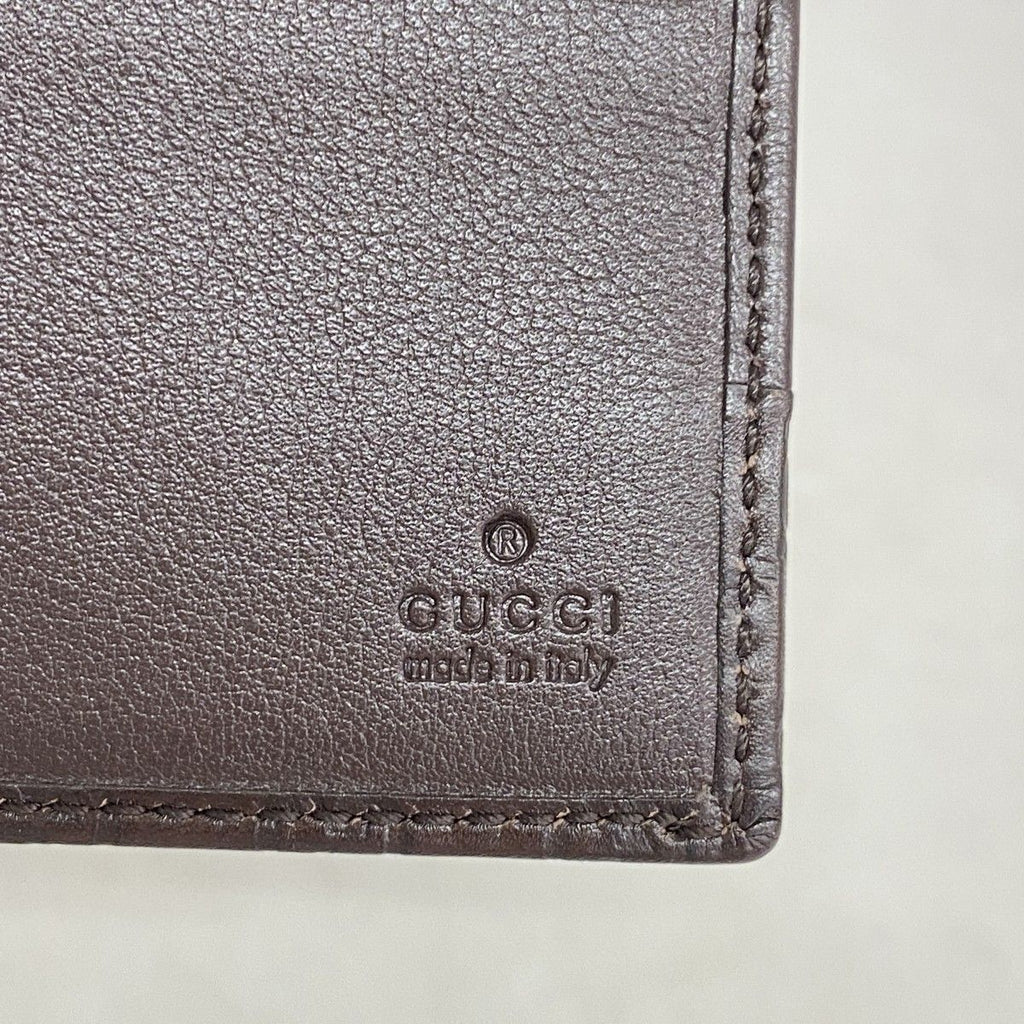 Gucci Wallet Micro Guccissima Leather Brown — view 4