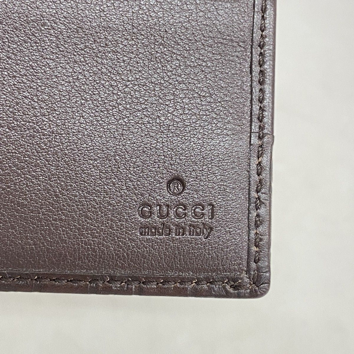 Gucci Wallet Micro Guccissima Leather Brown — view 4