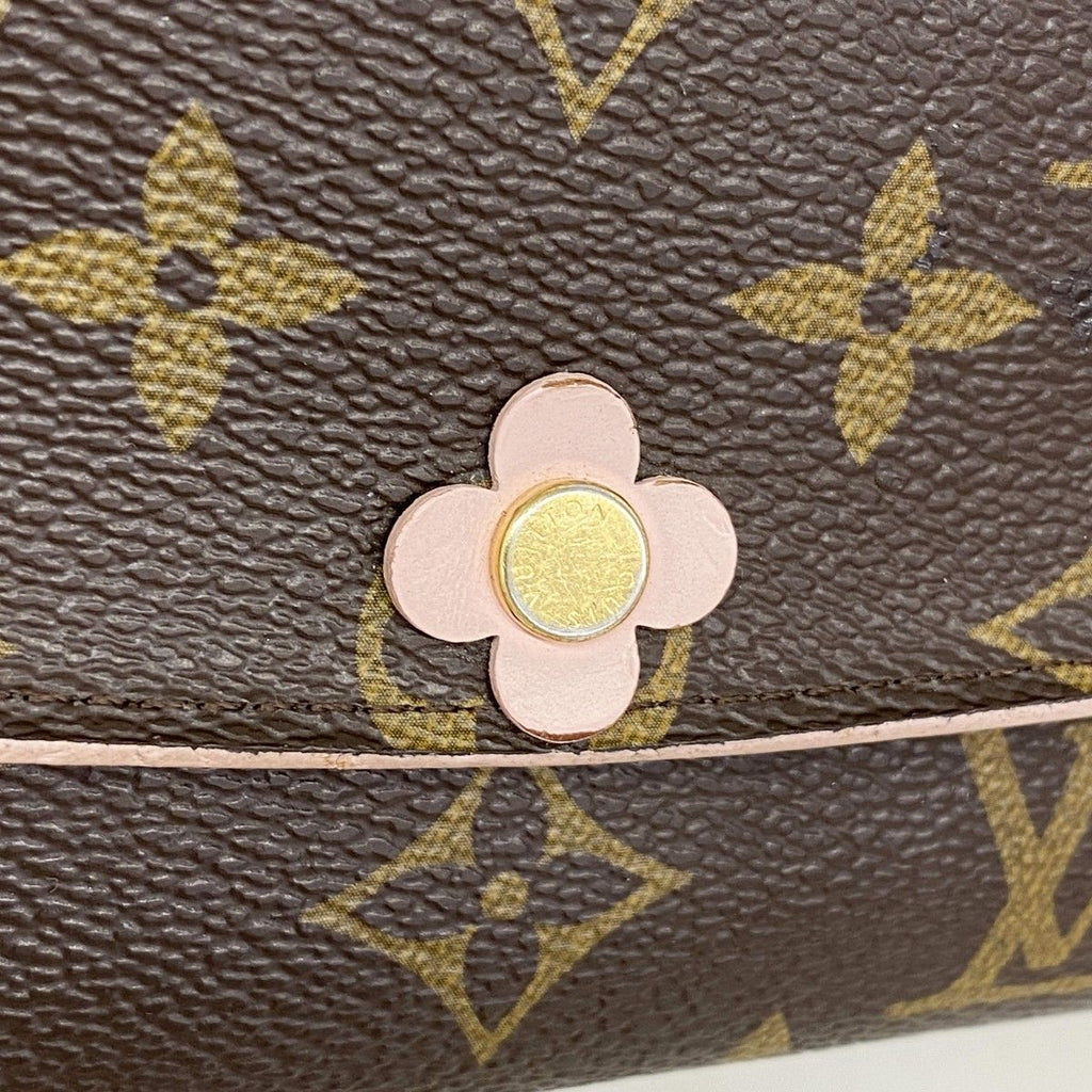 Louis Vuitton Wallet Monogram Portefeuille Emily Flower Charm Hot Pink — view 7
