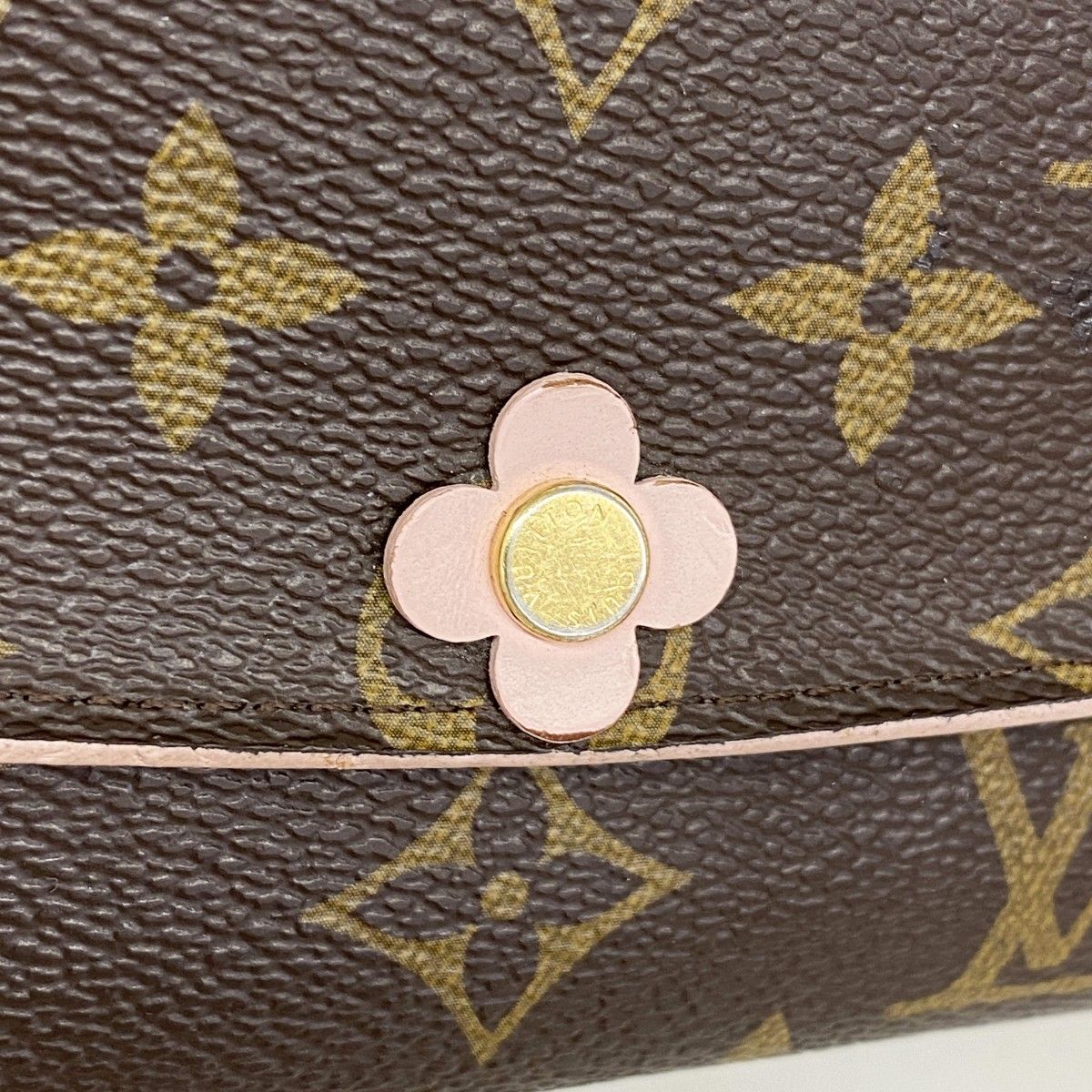 Louis Vuitton Wallet Monogram Portefeuille Emily Flower Charm Hot Pink — view 7