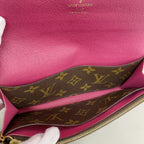 Louis Vuitton Wallet Monogram Portefeuille Emily Flower Charm Hot Pink — view 3
