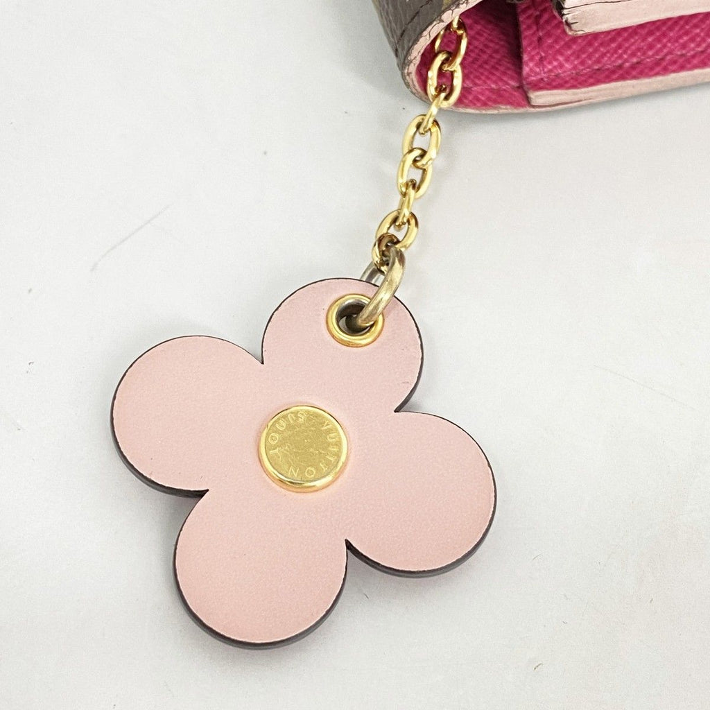 Louis Vuitton Wallet Monogram Portefeuille Emily Flower Charm Hot Pink — view 8