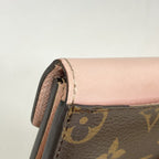 Louis Vuitton Trifold Wallet Monogram Portefeuille Zoe Rose Velours — view 7