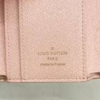 Louis Vuitton Trifold Wallet Monogram Portefeuille Zoe Rose Velours — view 4