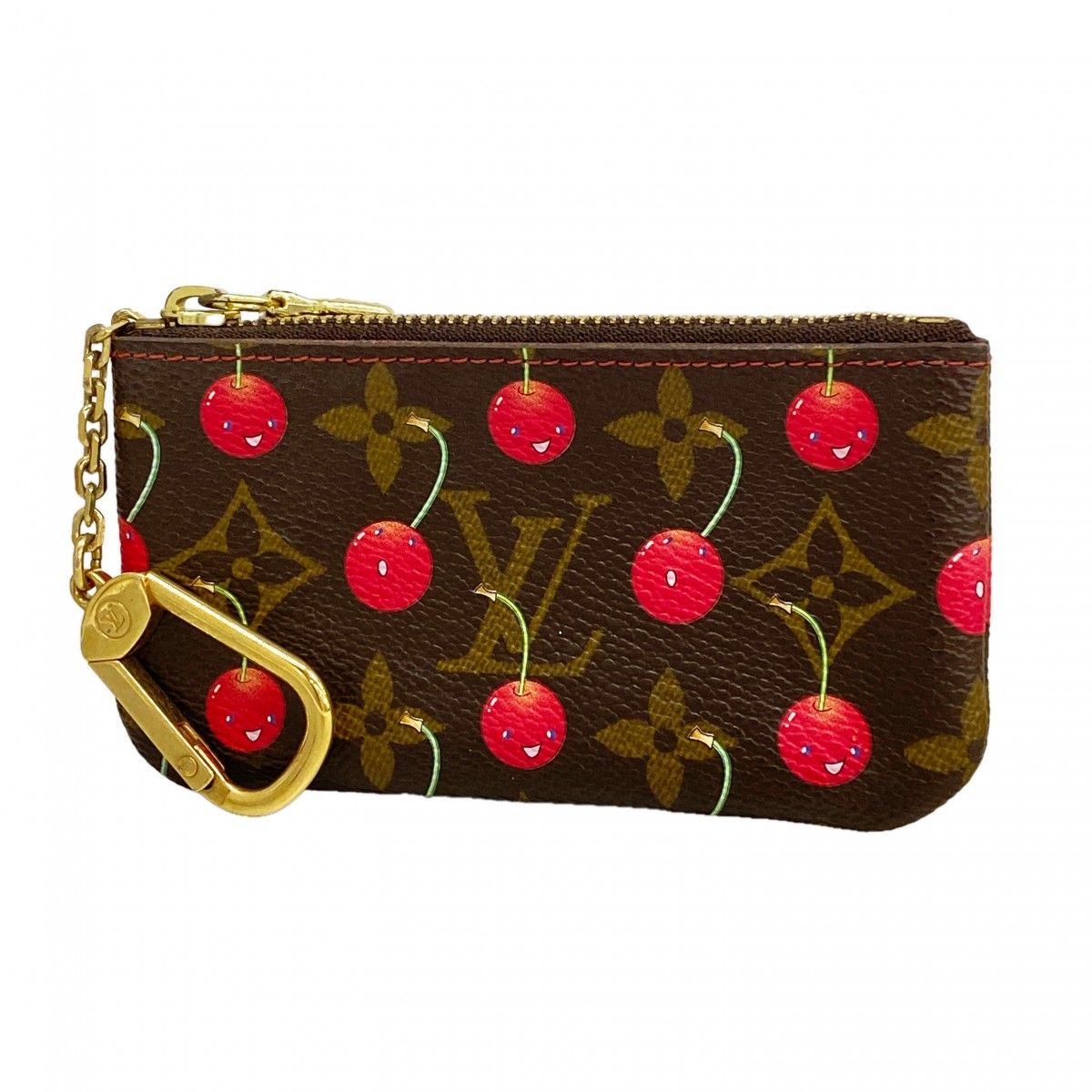 Louis Vuitton Coin Case Monogram Cherry Takashi Murakami Collaboration Pochette