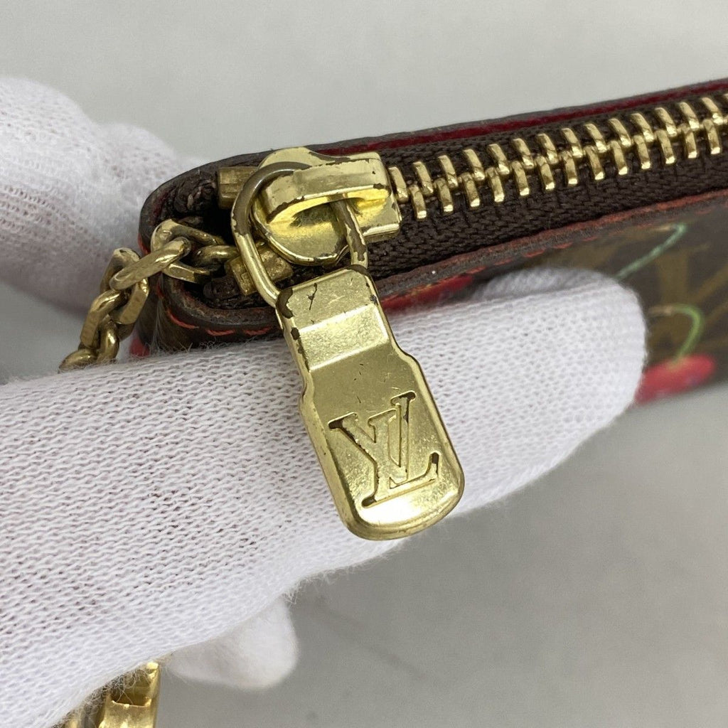 Louis Vuitton Coin Case Monogram Cherry Takashi Murakami Collaboration Pochette — view 6