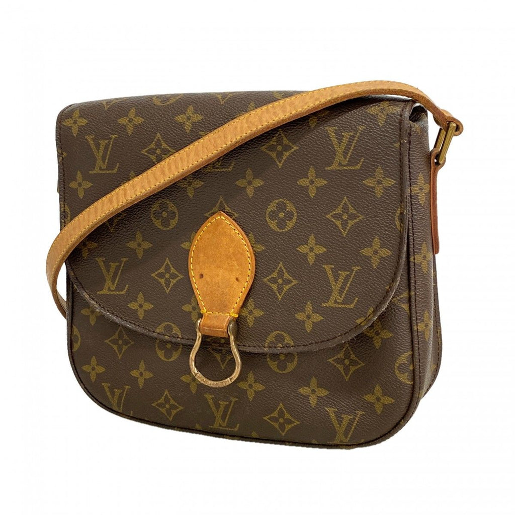 Louis Vuitton Shoulder Bag Monogram Saint Cloud GM Brown