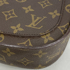Louis Vuitton Shoulder Bag Monogram Saint Cloud GM Brown — view 8