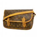 Louis Vuitton Shoulder Bag Monogram Givesiere MM Brown