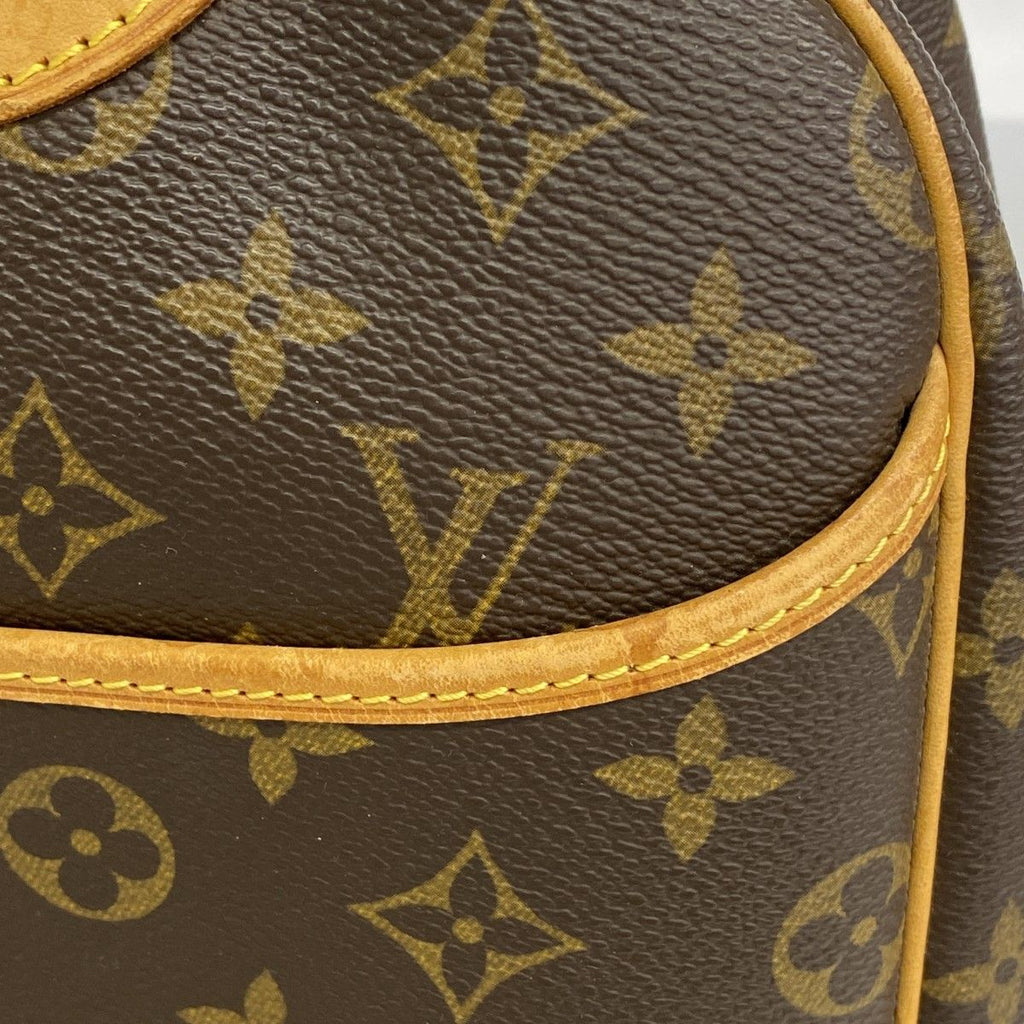 Louis Vuitton Handbag Monogram Deauville Brown — view 8