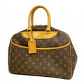 Louis Vuitton Handbag Monogram Deauville Brown